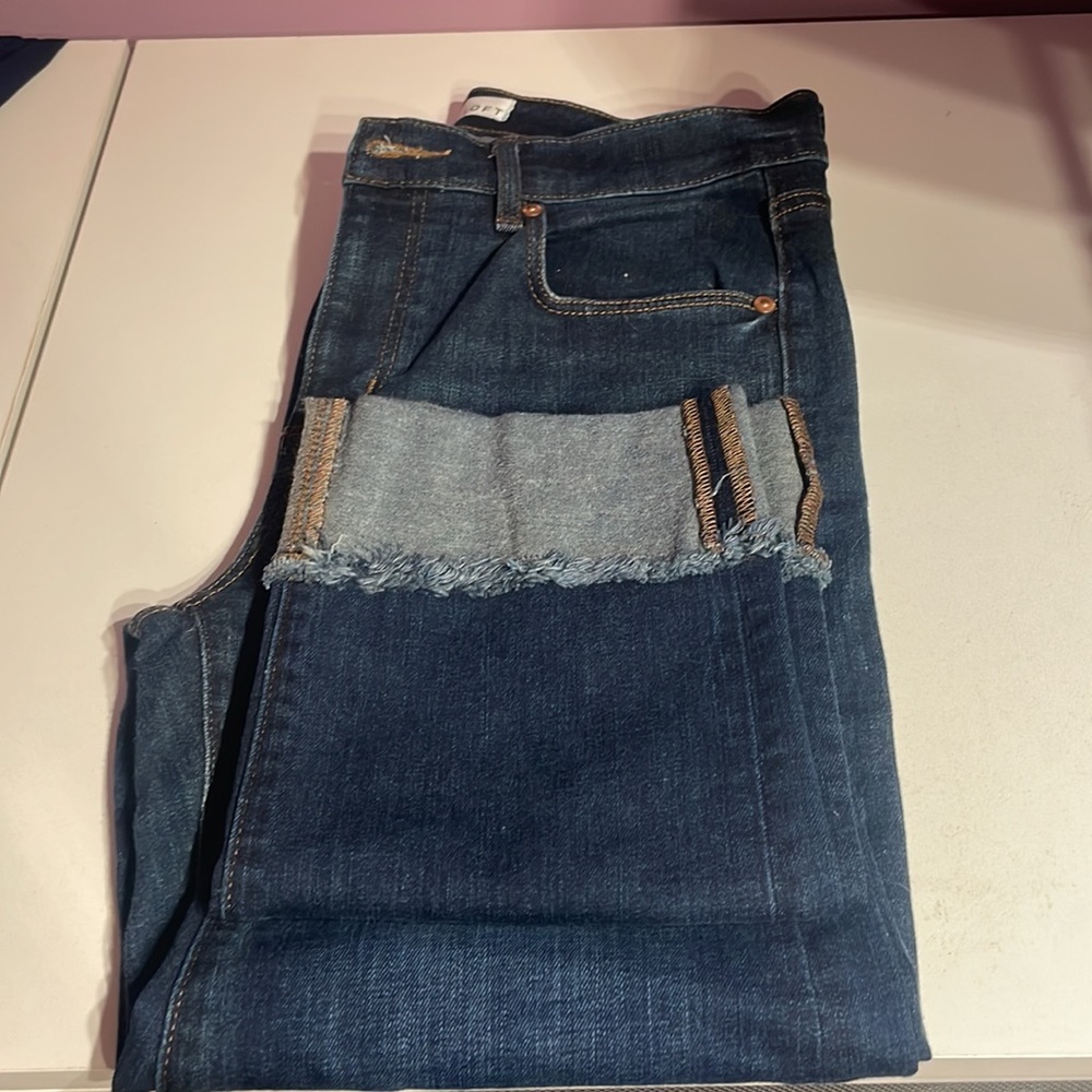 Cropped loft jeans